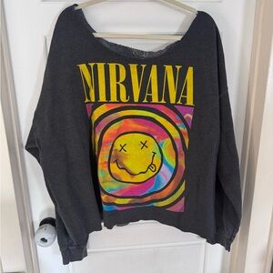 Urban Outfitters Black Off-the-Shoulder Sweater